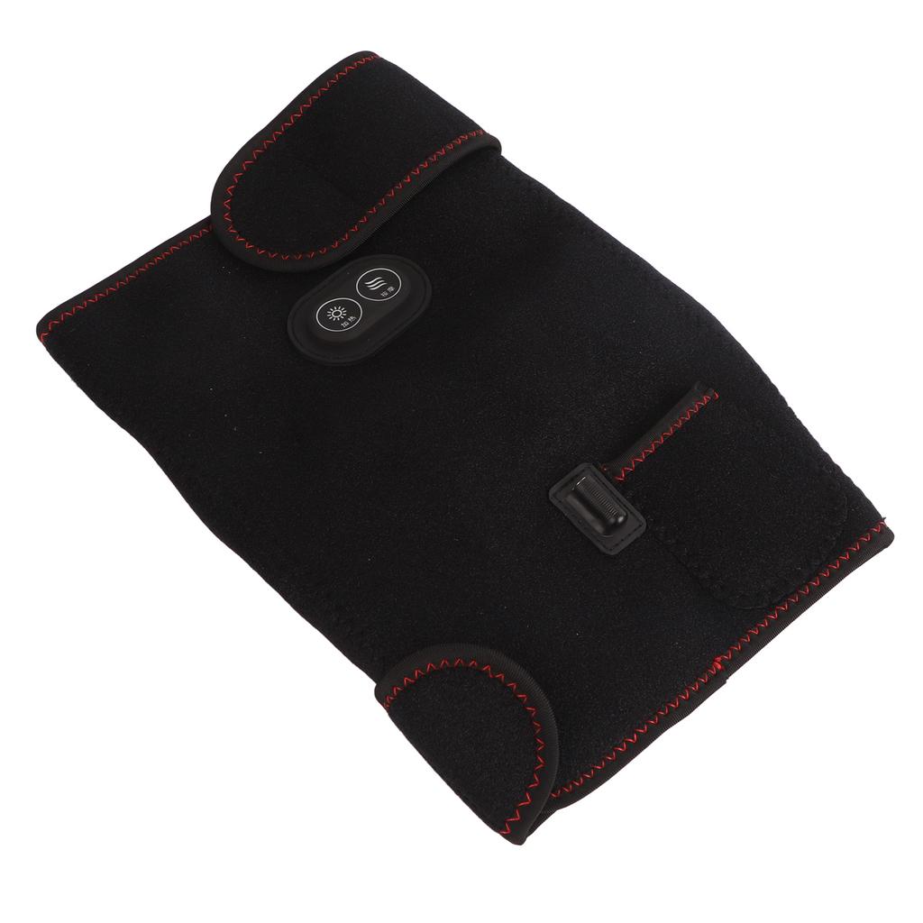 Heating Vibration Knee Pad 3 Temperature Levels Heated Knee Brace with Vibration Motor Single Only Black