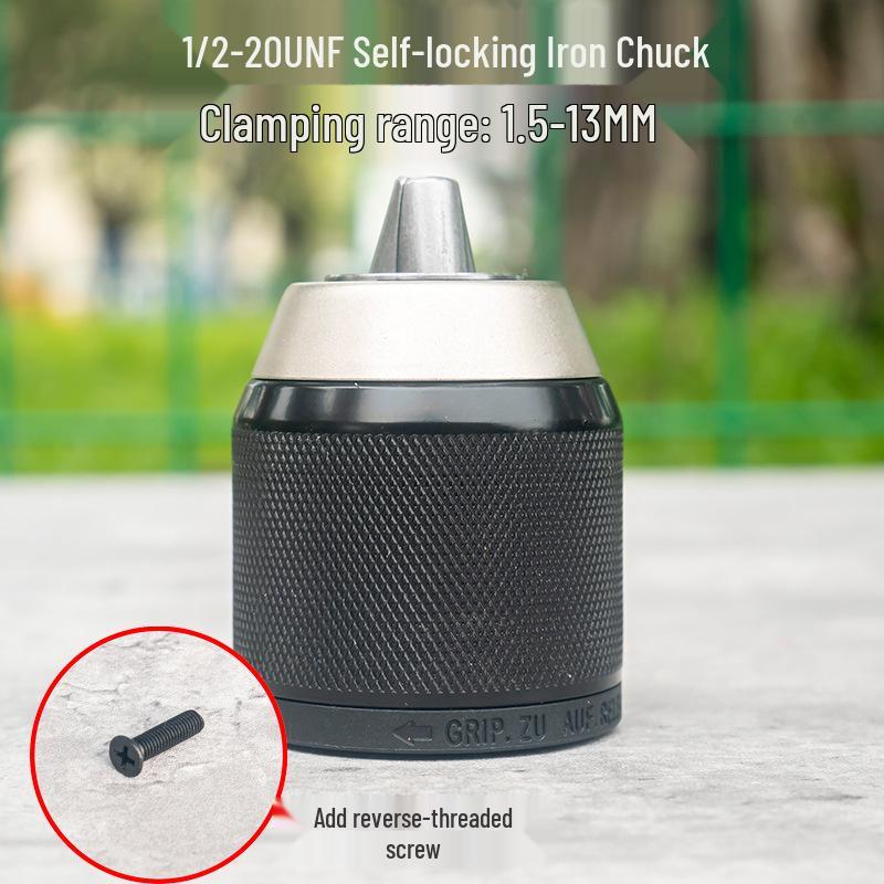 Universal Self-Locking Ratchet Drill Chuck Wrench for Power Tools