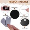 120 Pcs Stamping Blanks Aluminum Tags for Engraving Round Rectangle Heart Shape Blank Discs for Jewelry Making