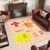 Numberblocks Personalized Name Floor Mat Design for Hallway Living Rooms Foyer Dining Room Antislip Carpet Anime Office Decor Best for Christmas