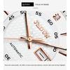 JINSHIDUN Nuovo Orologio da Uomo Business e Tempo Libero Orologio Meccanico Automatico Completo Doppio Calendario Impermeabile Orologio di Alta Gamma