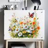 Long-lasting Wall Stickers Vibrant Butterfly Flower Pattern Easy to Adhesive Decals Apply Long-Lasting Decoration Removable Elegant Home Decor
