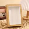 New Square Wooden Hollow Stereoscopic Photo Frame Paper Soft Clay Dried Flower Specimen Frame MDF 6/7/8 Inch Shadow Box Frames