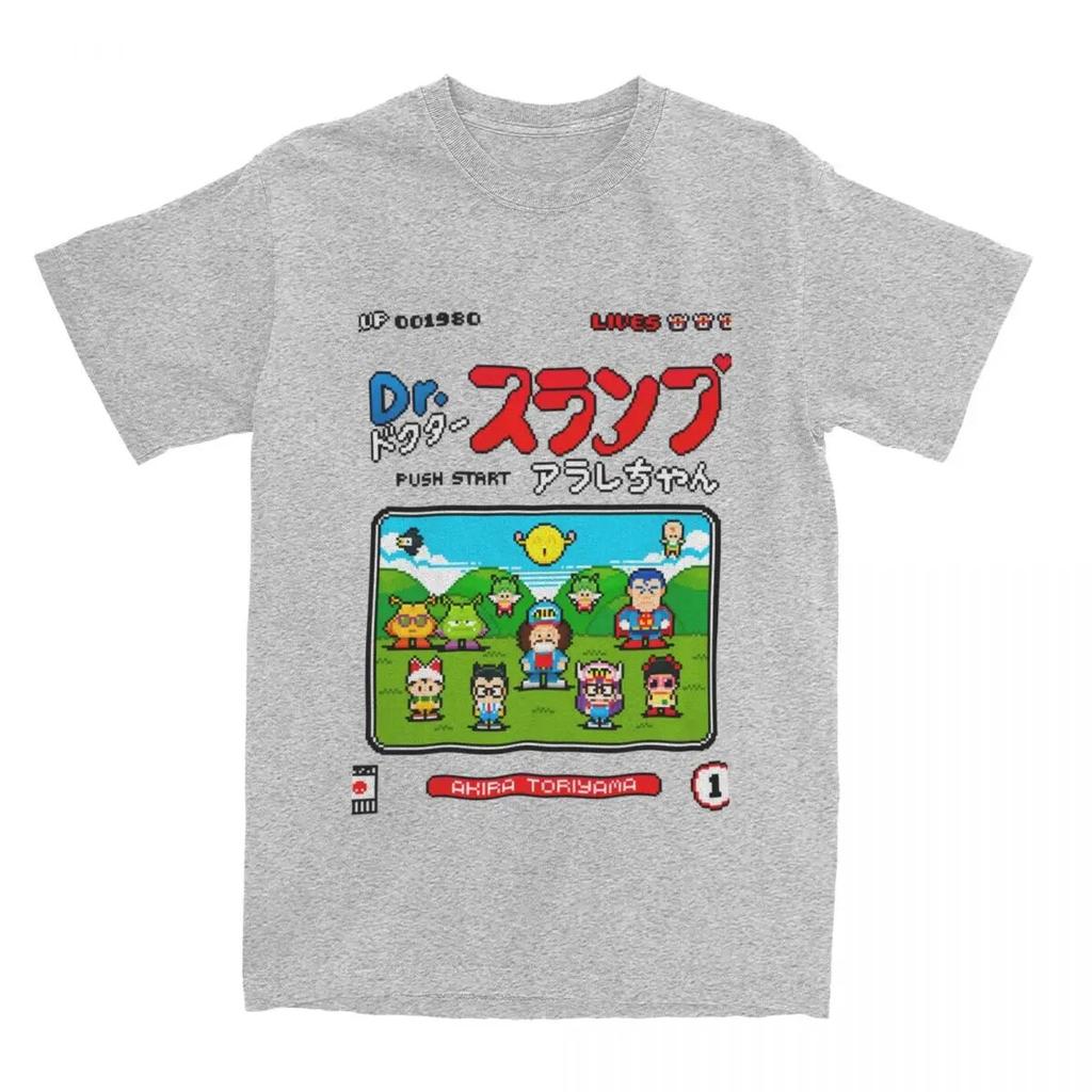 Casual Arale Dr. Slump 8 Bit 8bits T-Shirts Unisex Women's Round Neck 100% Cotton Tees Birthday Gift Tops
