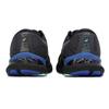Asics Gel-Nimbus 23 Stability Professional Fabric Synthetic Leather Low-Top Marathon Running Shoes Men Sneaker Black Blue 1011B414-001