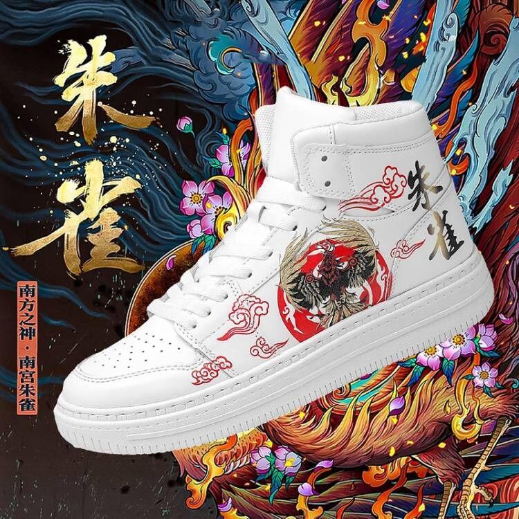 INS Herren Laufschuhe Atmungsaktive Outdoor-Wanderschuhe Luxus-Sneakers für Herren China Style Cosplay Weiße Freizeitschuhe