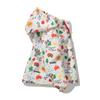 Meanbear Spring and Autumn Boys' and Girls' Windbreaker Waist Closing Hooded Fashion Coat