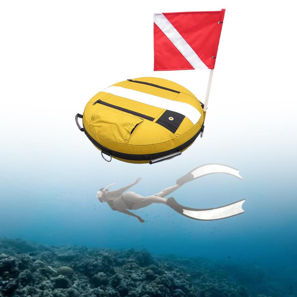 Explorer Buoy with Dive Flag Yellow