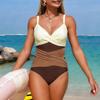 Women's Slimming One-Piece Swimsuit Ruched Tummy  Bathing Suit  Swimwear