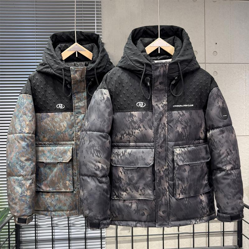 Grote Maten 5XL-11XL Mode Heren Parka's Winter Oversized Jas met Capuchon Casual Losse Dikke Warme Bovenkleding Heren Jassen