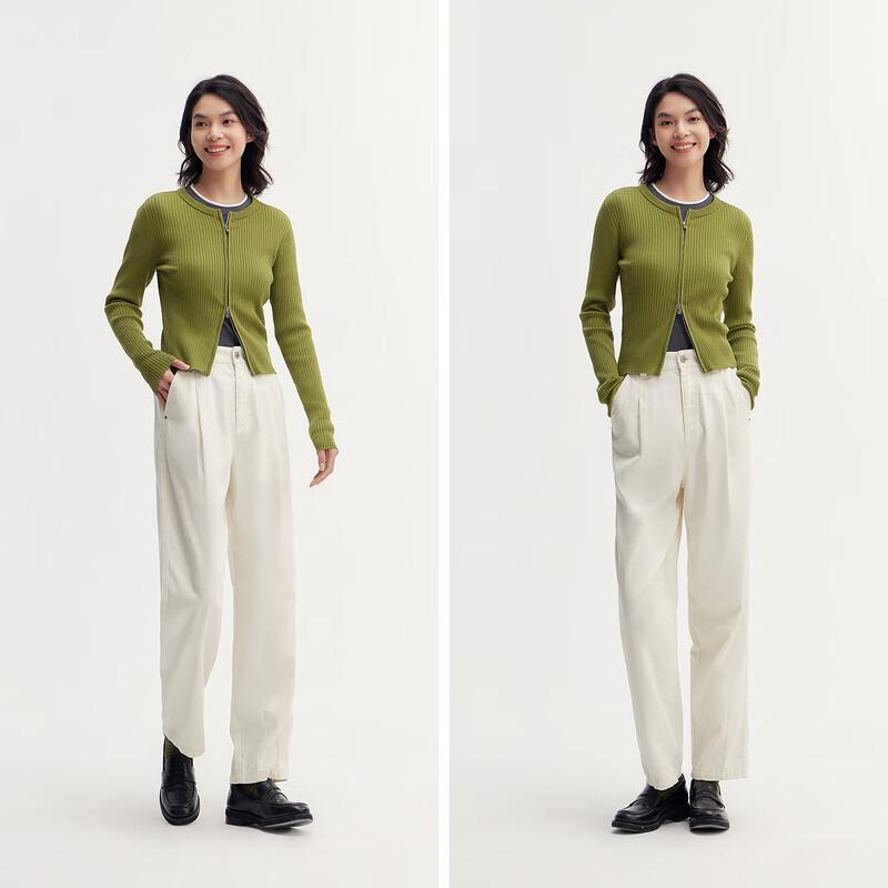 Semir Women's Pleated Tapered Casual Pants