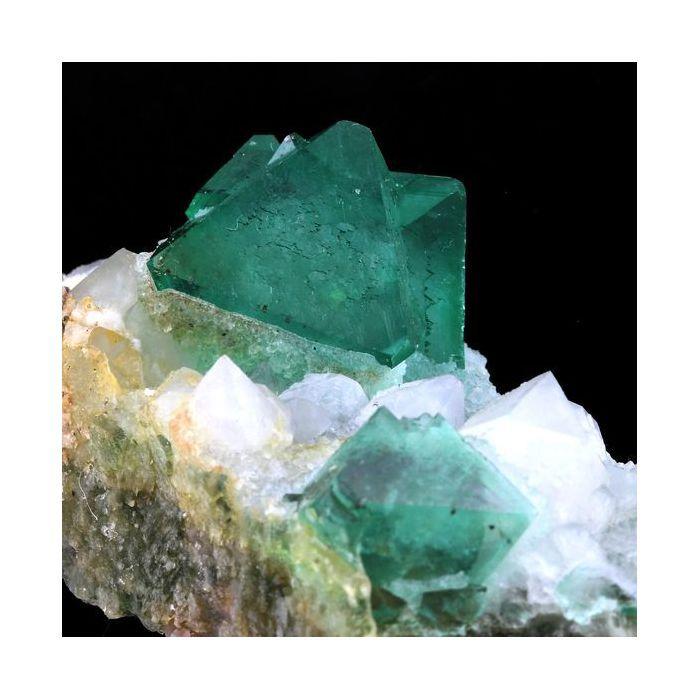 Pierres et Minéraux. Fluorite + Quartz. 785.0 ct. Riemvasmaak, Northern Cape, Afrique du Sud..