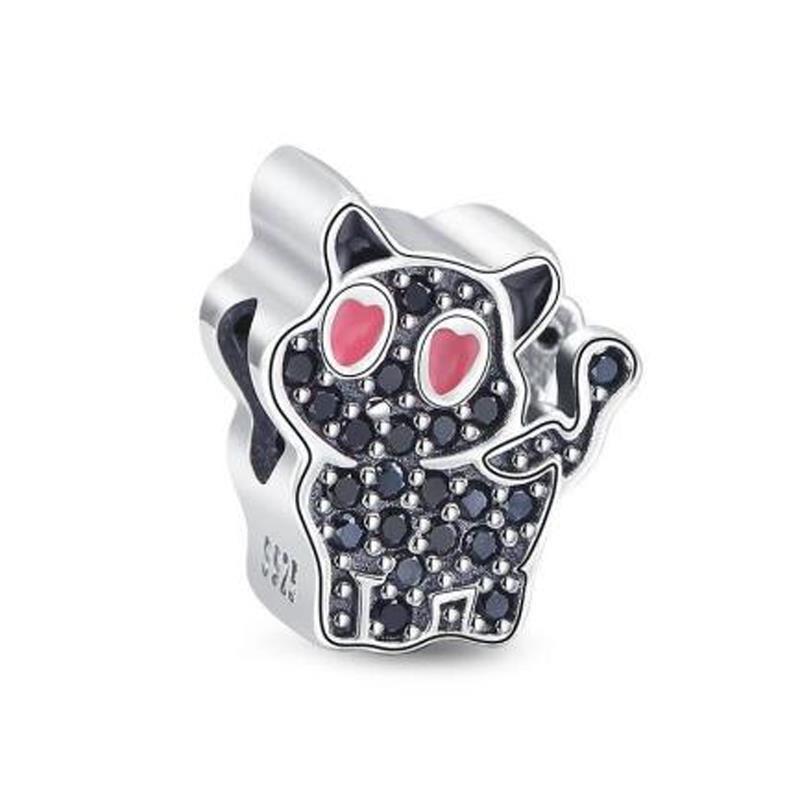 New Copper Best Friend Charm Pendant Cat Fit Original Bracelet Bangle Trinket Women Jewelry Gift Diy Accessories