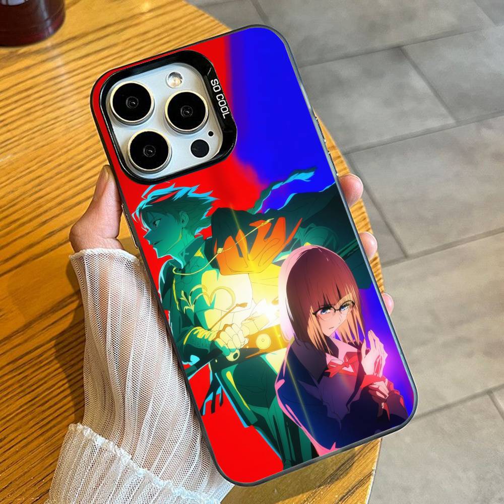 S-Schneefeldkrieg Anime Fate-strangeS F-Falsche Handyhülle Für iPhone 16 17 15 14 12 13 Pro Max Schwarz Bonbon Matt Stoßfeste Hülle