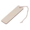 50Pcs Wooden Blank Bookmarks 4.7x1.3in Blank Rectangle Rounded Edge Glossy Wooden Craft Bookmark for Bookmark Gift DIY