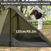 Storm-Resistant Breathable Double Tent - Lightweight Portable Shelter for Hiking Mountaineering Camping