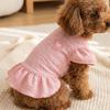 Flying Sleeve Dog Princess Dress Breathable Mesh Princess Apparel Cute Dog Costume  Pet Show