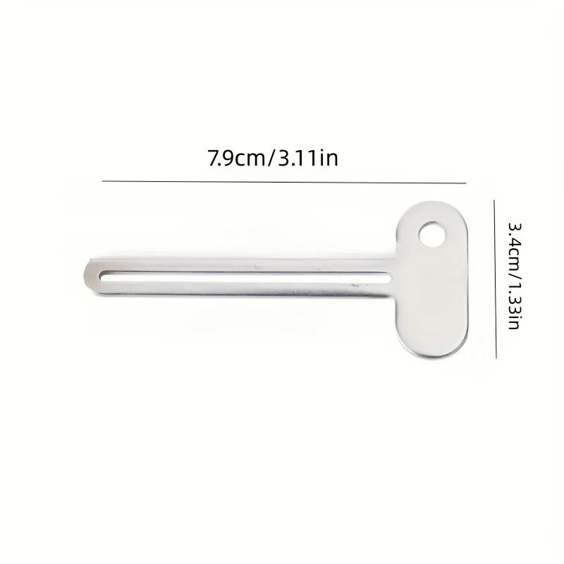 Cast Iron Toothpaste Squeezer - 100% Metal Manual Dispenser & Tube Wringer for Bathroom, No-Spill Design & No Power Needed