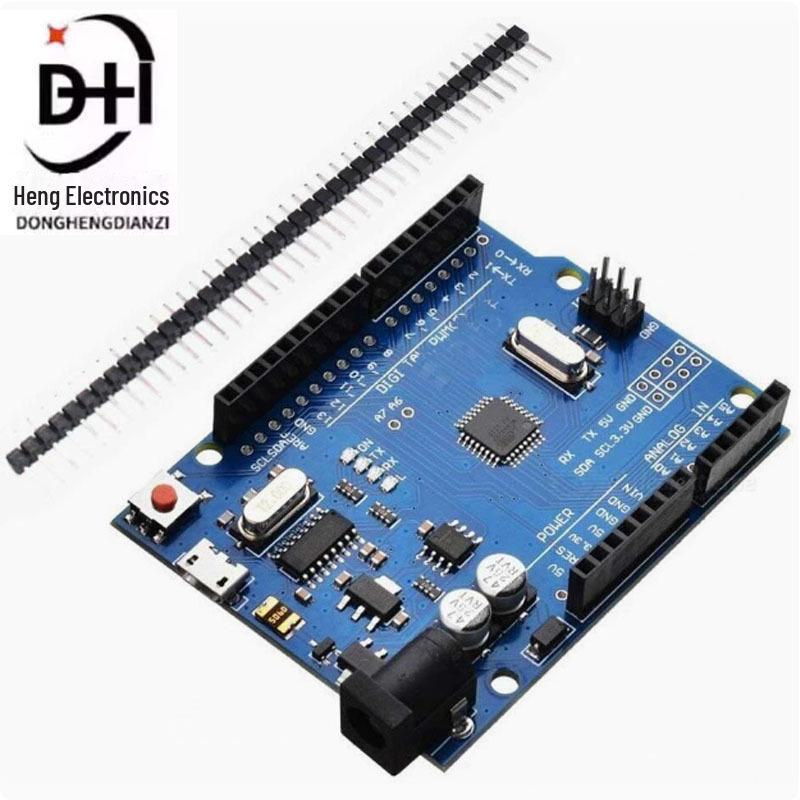 UNO R3 Development Board with Motor Driver, Upgraded ATmega328P MCU Expert Version