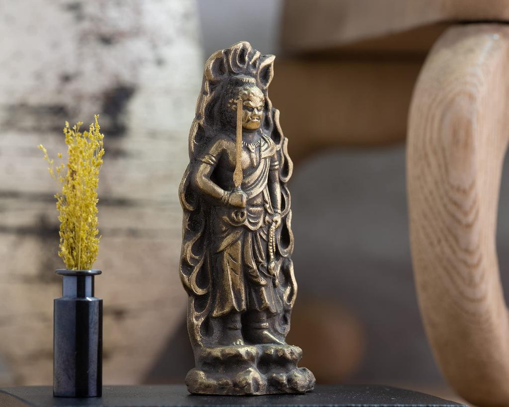 Buddha Statue Fudo Myoo Buddhist Keiaki Watanabe Prototype In the Year of the Twelve Zodiac Guardian Zodiac Zodiac Takaoka Copperware Fudo Myouou