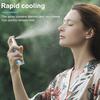100ml Portable Cooling Spray Fine Mist Body Cooling Spray Summer Outdoor Car Seats Quickly Cooling Spray