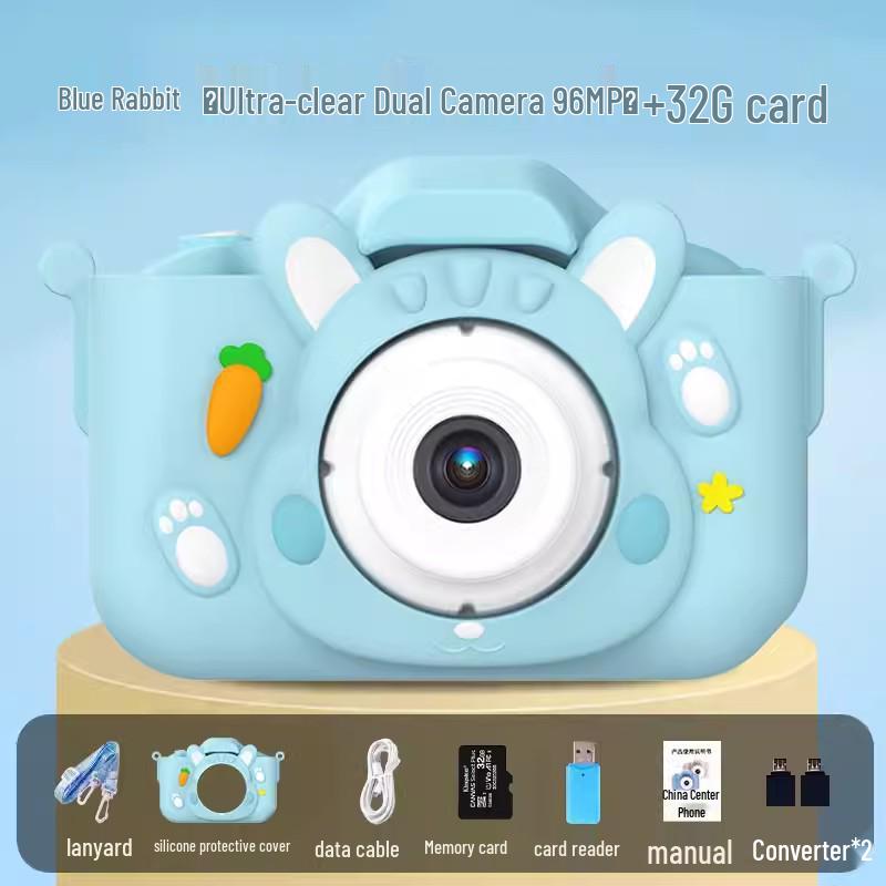 Children's Mini DSLR Instant Camera: HD Digital Toy