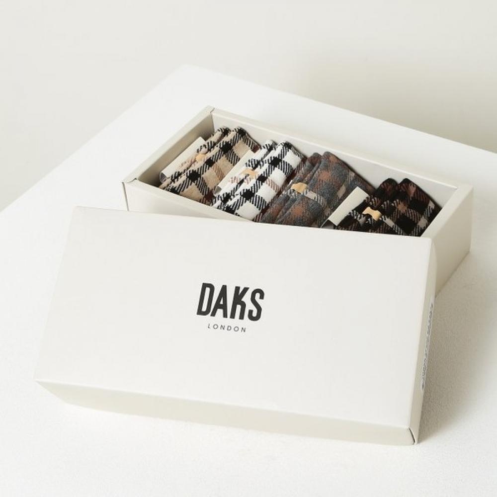 Daks Mid Calf Socks Set 4 [non Compression][women] Daks4f702bk Single option
