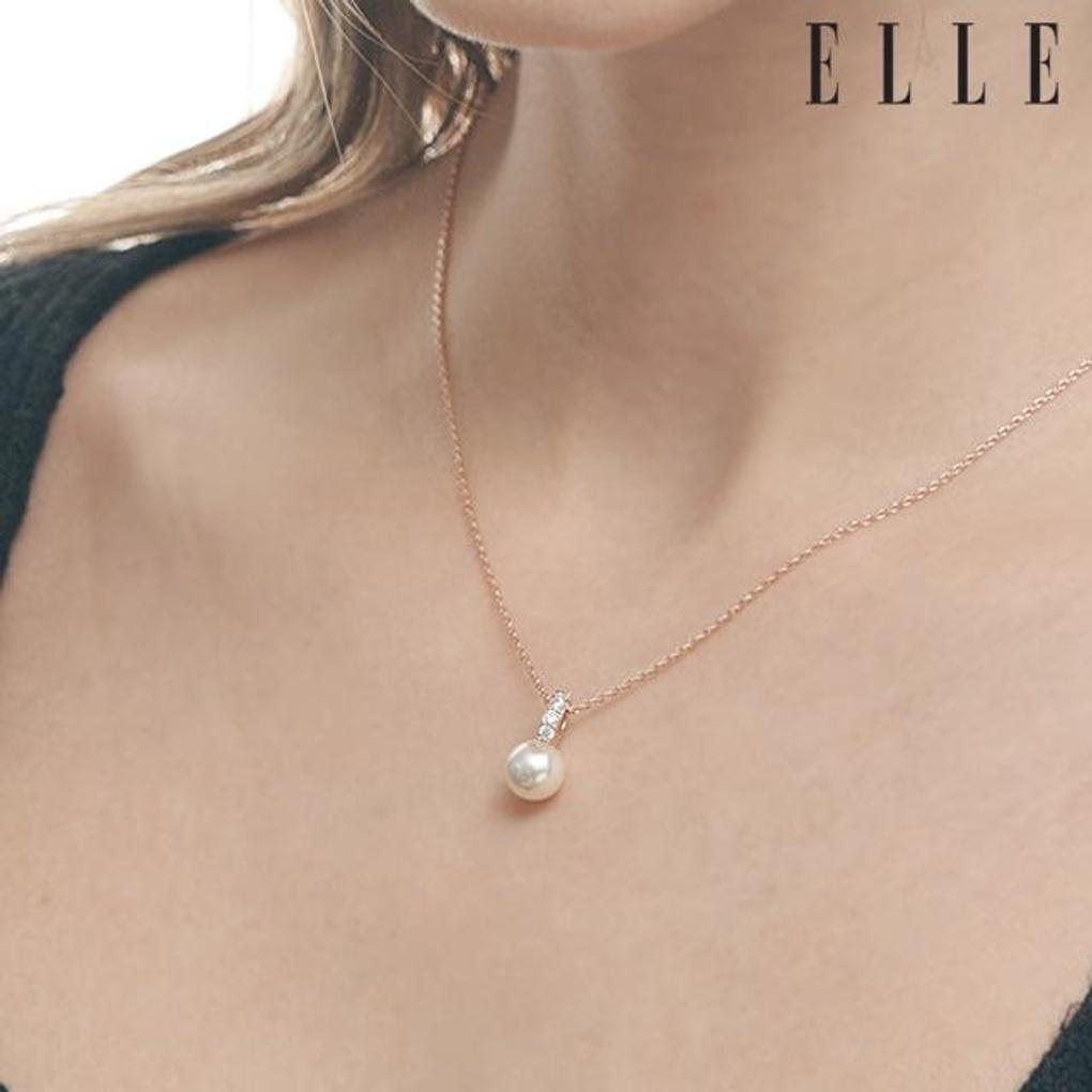 Bling Pearl Necklace ELBRNN217