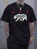 Famous Bear Graphic Print Short-Sleeve Tshirt - Black