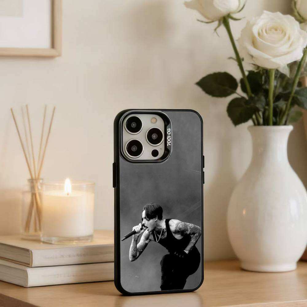 B-Bad O-Omens N-Noah Phone Case For iPhone17, 16,15,14,13,12 Pro Max Black Candy Matte Shockproof Cover