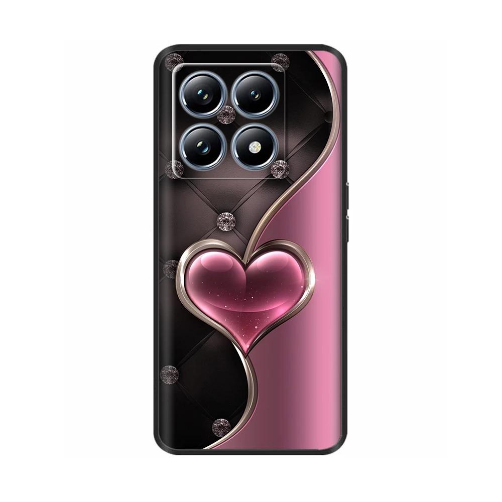 For Xiaomi Mi 14T Pro Case Soft Liquid Silicone Protection Back Cover for Xiaomi 14T Pro Mi14T 5G Cases Painted Cartoon Fundas