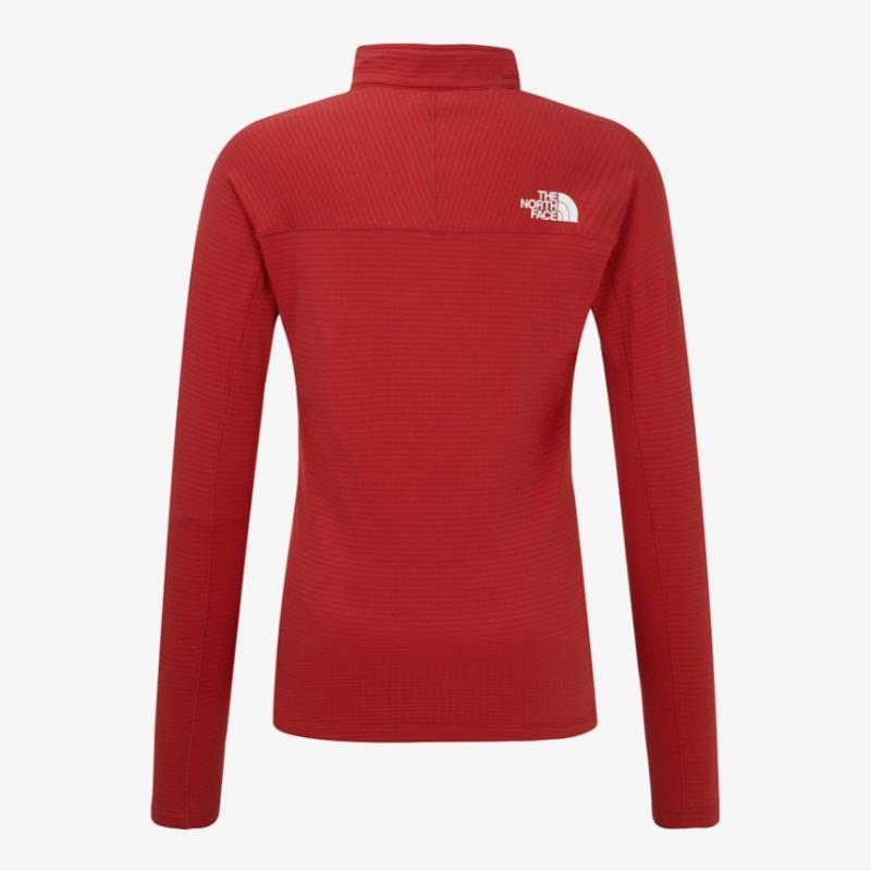 The North Face Women S Otter Long Sleeve jerSey Red Nt7lr88b