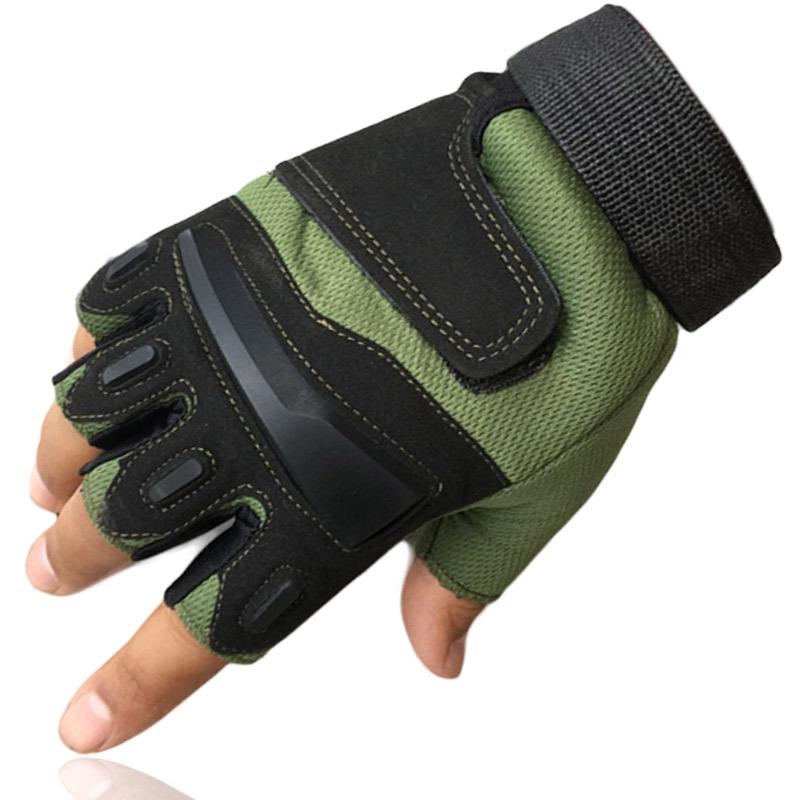 Tactical Half-finger Gloves, Black Eagle Half-finger Eating Chicken, Colored Eagle, Summer and Autumn Sun