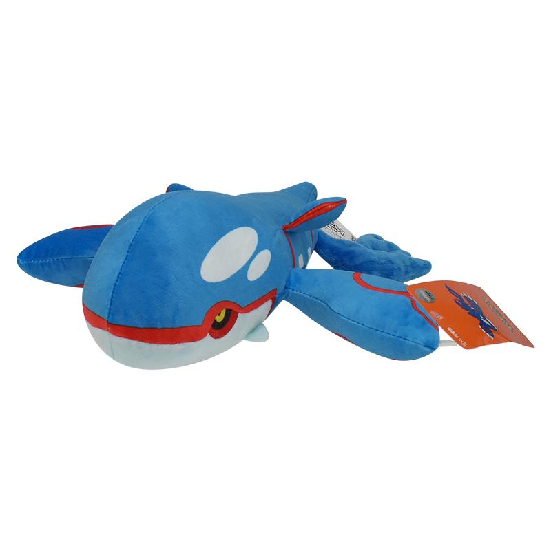 Kyogre Peluche Plush Toys Stuffed Dolls Cartoon Cute Dolls Kawaii Birthday Christmas Gift for Kids Friends Collection