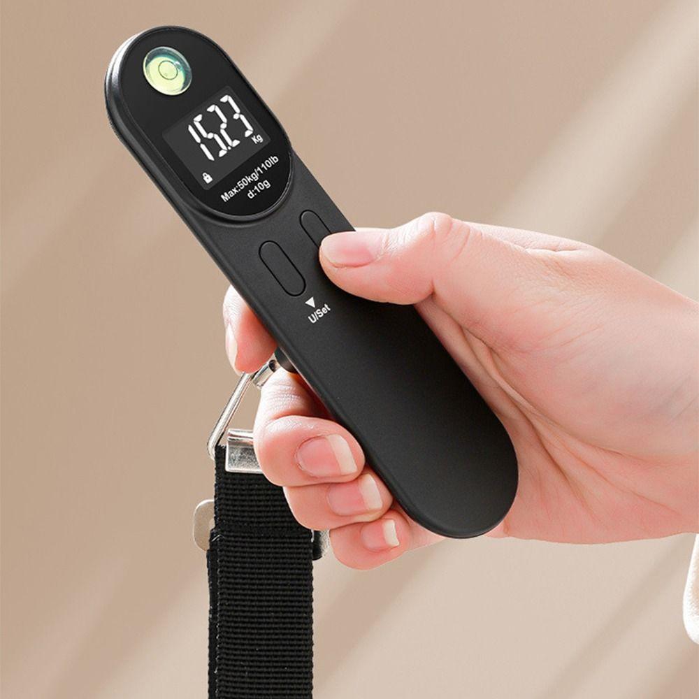 Dual Color Mini Suitcase Scale Portable Digital Hanging Scales  Luggage Weighing