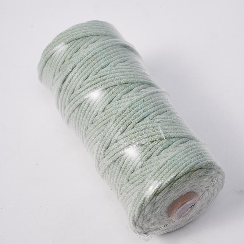 Colorful Core-Spun Cotton Rope for DIY Weaving, Tapestry, and Decorative Projects