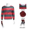 A Nightmare On Elm Street Freddy Krueger Cosplay Costume For Halloween Dress Up