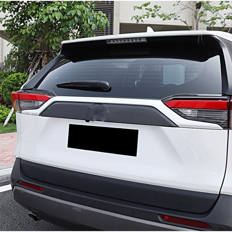 For Toyota RAV4 RAV 4 XA50 - ABS Trunk Tailgate  Anti-Scratch Patch Cover Rear Door License Decorative Bright Strip