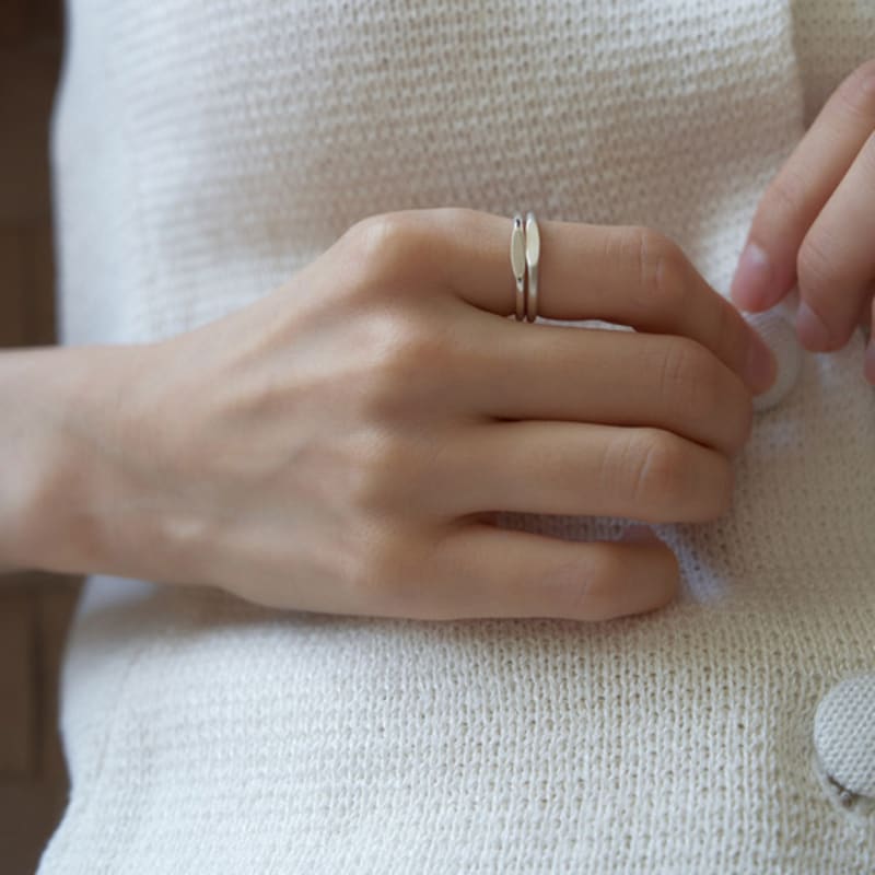 Dawn of Me New. Flat Ring-Silver