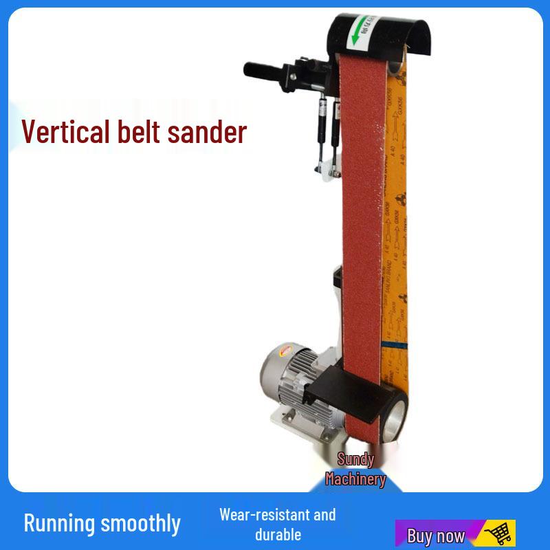 

Компактна стрічкова шліфмашина для видалення іржі з металу, плоского шліфування та полірування круглих труб. 10 Sanding Belts