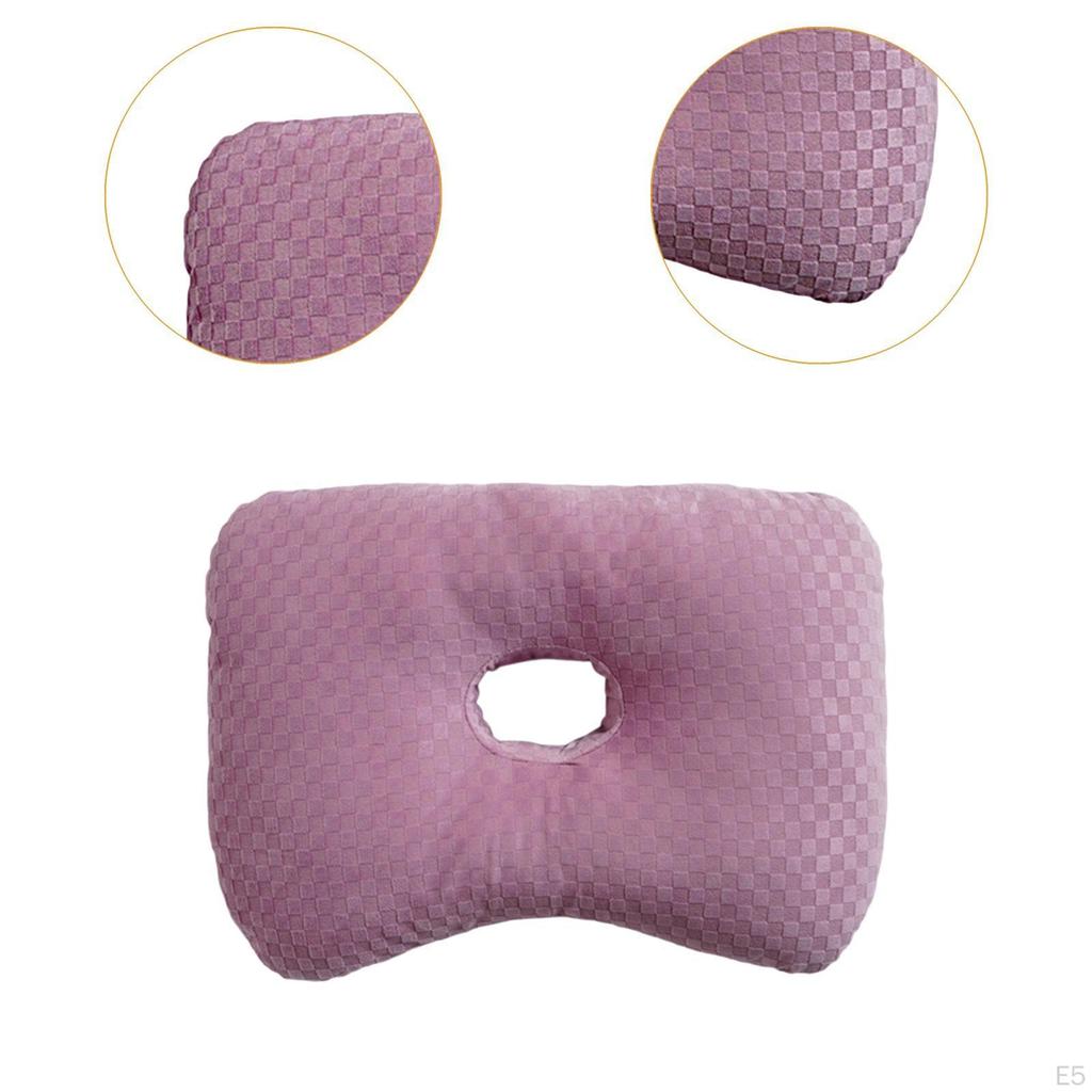 Ohrlochkissen Weiche Entspannungsschutz Atmungsaktiv mit Loch