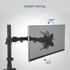 Dual Monitor Desk Mount Adjustable Dual Monitor Arm for 2 Computer Screens In 32'' Heavy Duty Dual Monitor Stand for Desk 17lbs