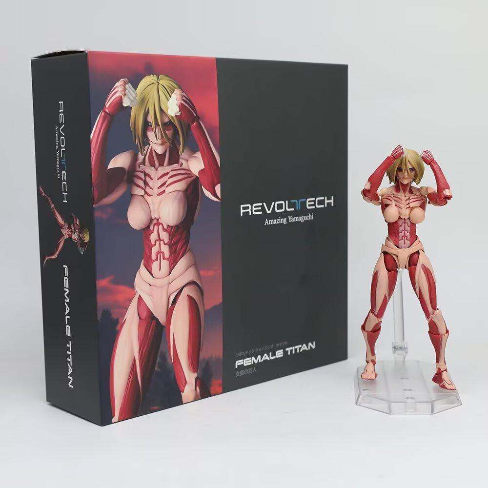 Attack On Titan, Wheel Technology Marvel Pass, Giantess, Aniona, Movable Model Box Figure