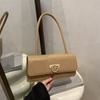 One Shoulder Underarm Handbag Bag Summer Large Capacity 2025 Foreign Style New Model Texture Lock Weave Women