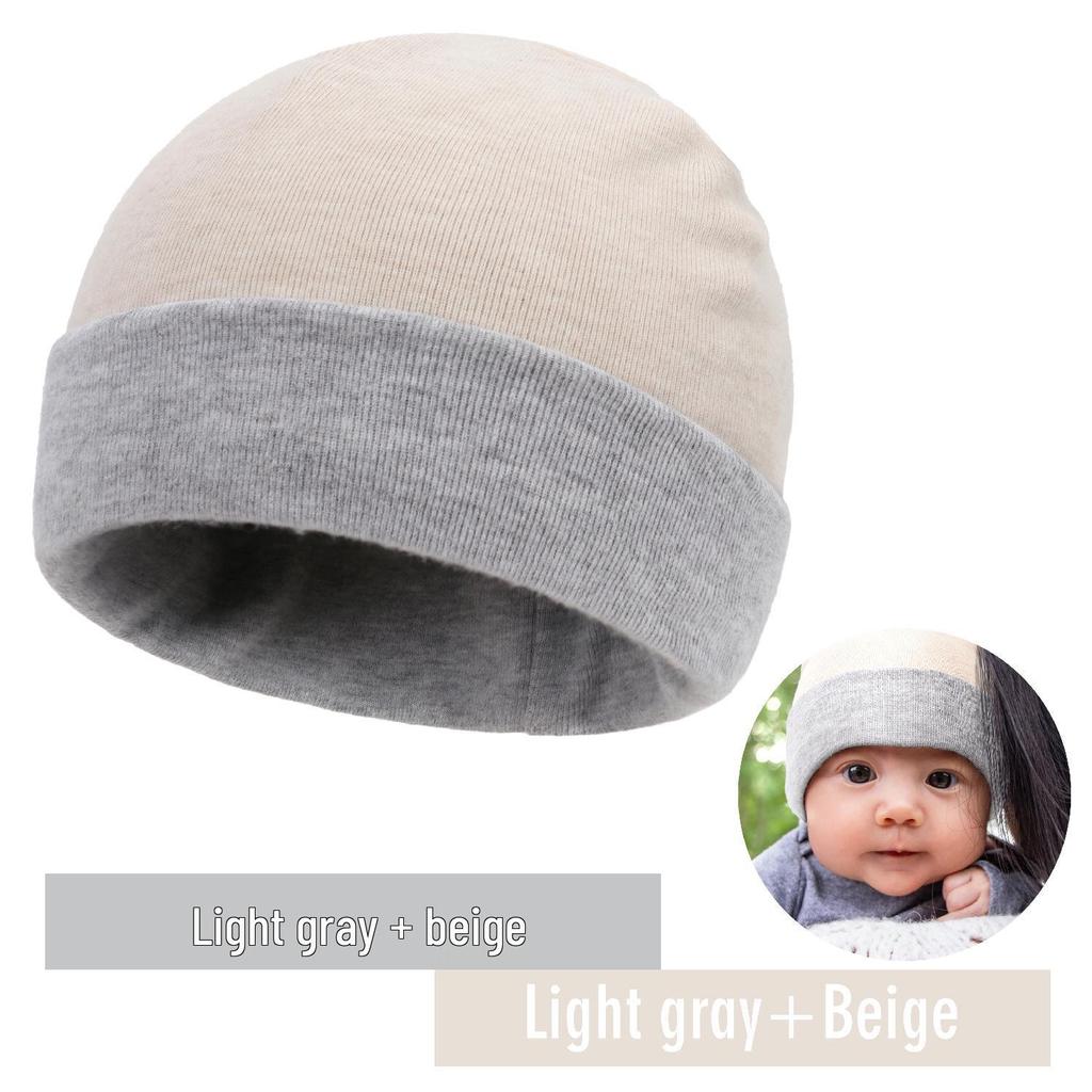 Matching Color Brushed Cap for Newborns: Spring, Autumn & Winter Styles, Double Size, 28 Colors