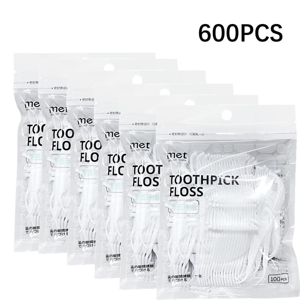 600/300/200/150/50pcs Ultra-Fine Toothpicks, Home Set, Portable and Disposable Care Floss- Deep Cleaning for Oral Care