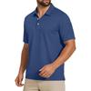 Men's Shirt With Turn-down Collar And Short Sleeves – Casual, Sophisticated T-shirt