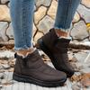 Ladies' Snow Boots, Stylish and Versatile Plush Lining, Lightweight Round Toe Design, Durable and Comfortable, Warm Ankle Boots and Snow Boots