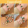 Elegant Handcrafted Resin Cat Paw Beaded Bracelet For Women Geometric Jewelry