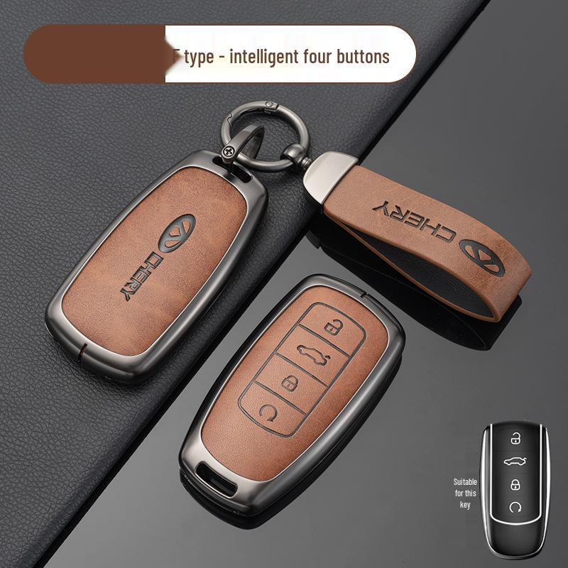High-End Voll-Schlüsselhülle für Chery 5x, Tiggo 3x, Exeed TX, Tiggo 7 - Unisex Design